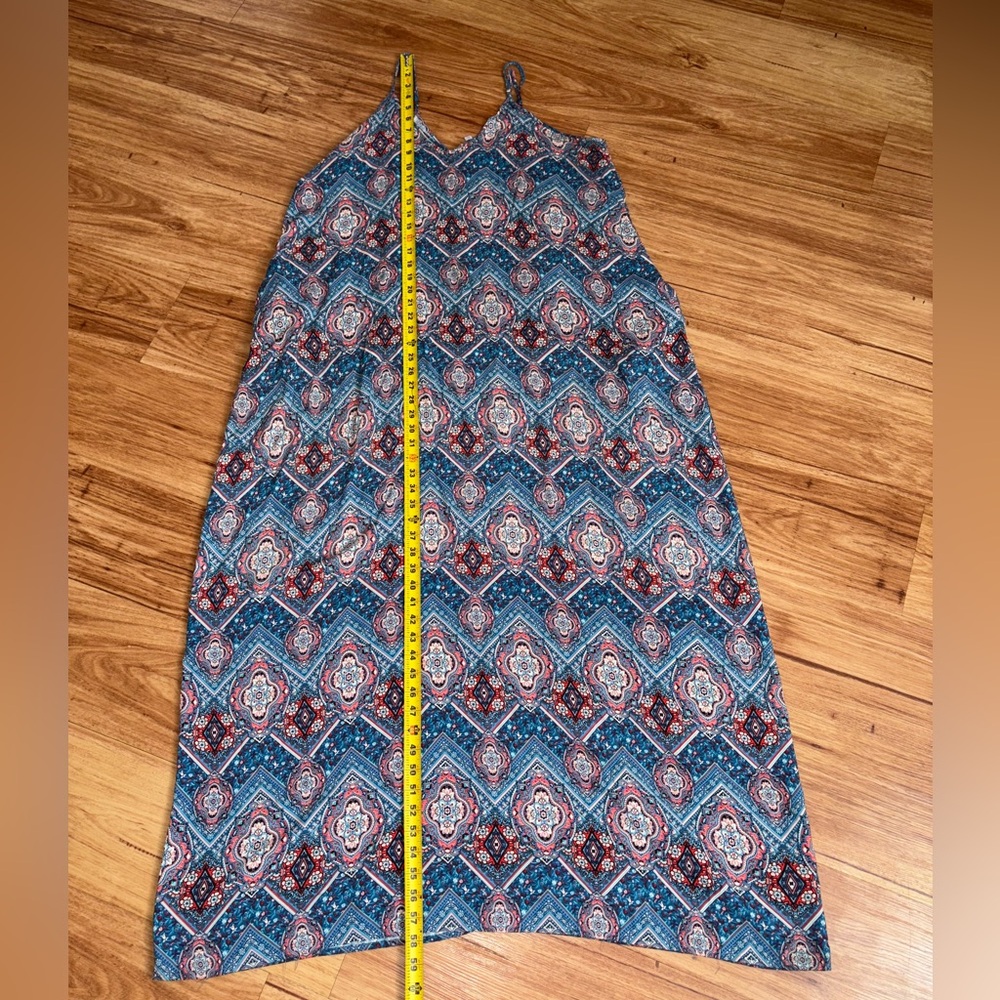 Xhiliration Bohemian Maxi Dress with Paisley Print - Picture 9 of 13
